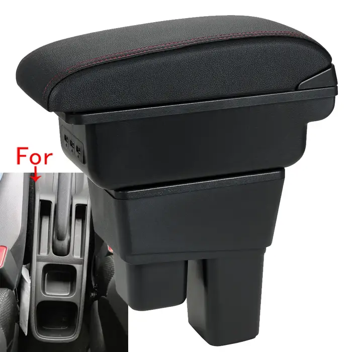 Accoudoir de voiture pour Honda Jazz, boîte de rangement de bras pour Honda Fit Jazz 2, 2008, 2009, 