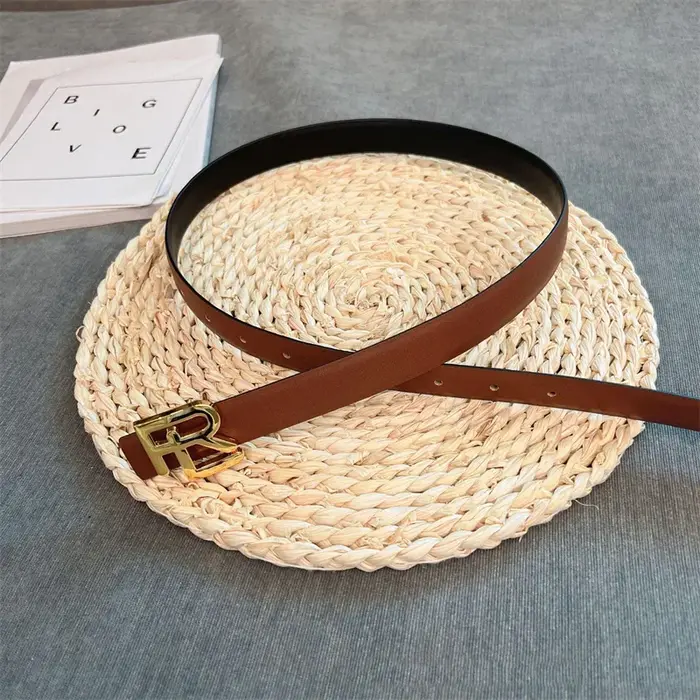 Nouvelle ceinture pour femmes ceinture à la mode femme boucle en métal ceinture pour femmes robe de 