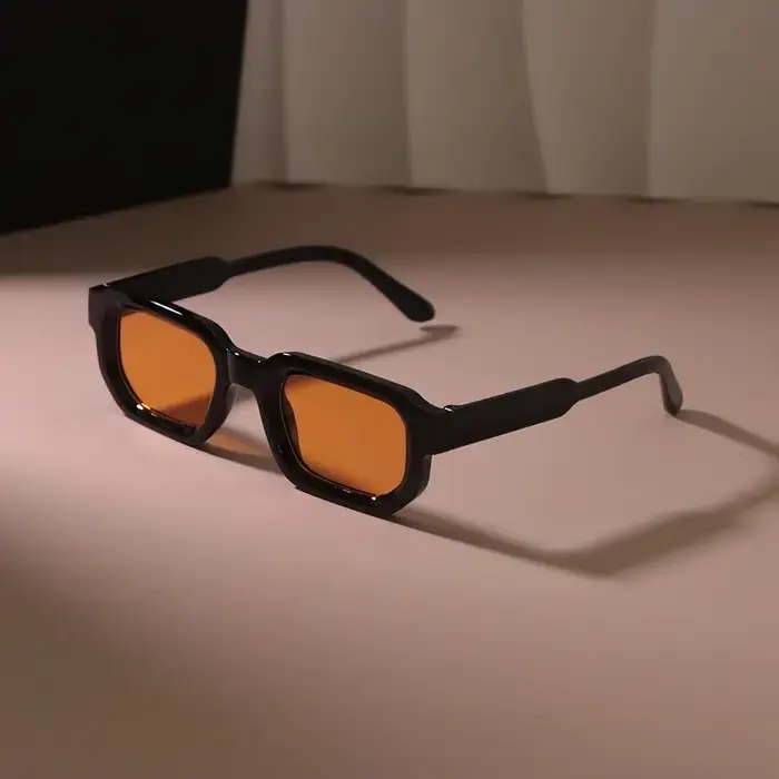 Lunettes de soleil rectangulaires pour hommes et femmes, lunettes de soleil décontractées, lunettes 