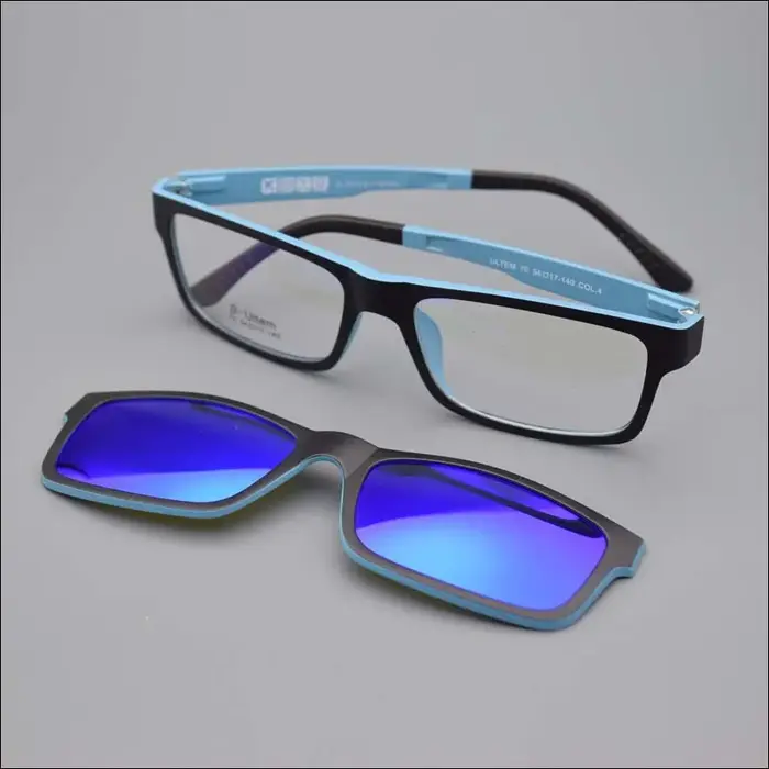 Lunettes de soleil ultra-légères à clip magnétique, monture de myopie, lunettes polarisées, lunettes
