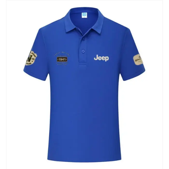 T-shirts et polos d'été de haute qualité, style Jeep 2026, chemises décontractées à manches courtes 