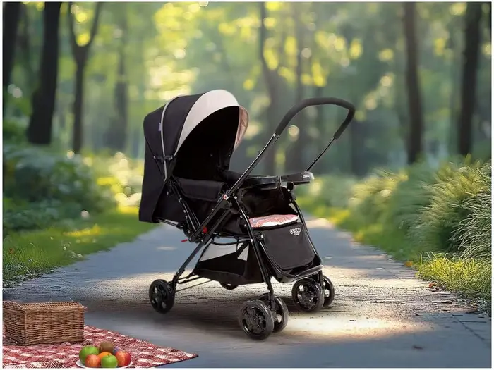 Poussette Confortable pour Bébé de 0 à 15kg
