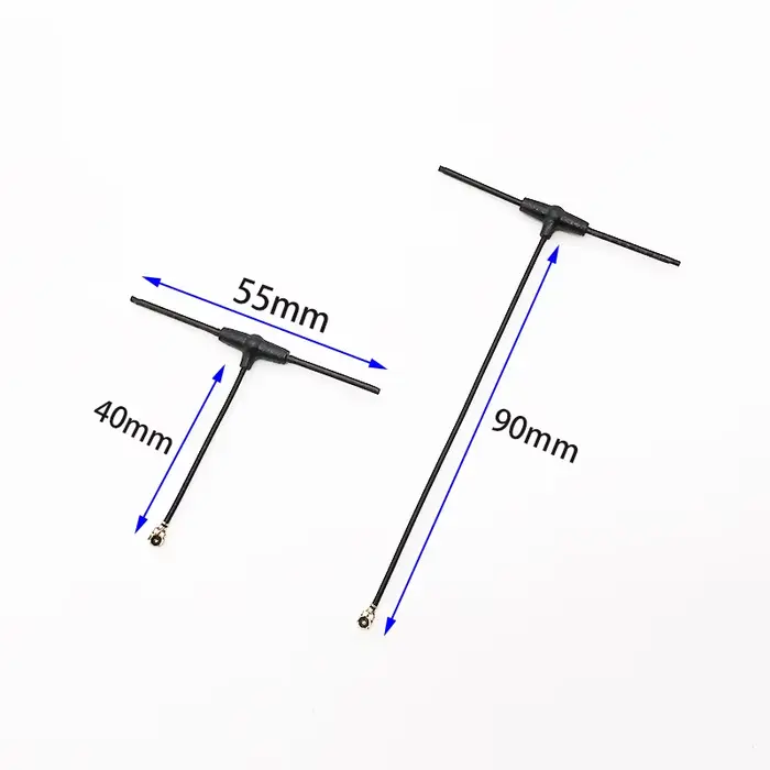Antenne récepteur omnidirectionnelle 2.4G T 40MM/90MM pour ELRS EP1 RX IPX1, compatible avec la pièc