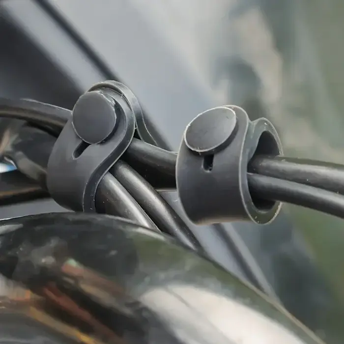 Bandes de caoutchouc de moto pour cadre de fixation attaches de câble câbles de faisceau de câblage 