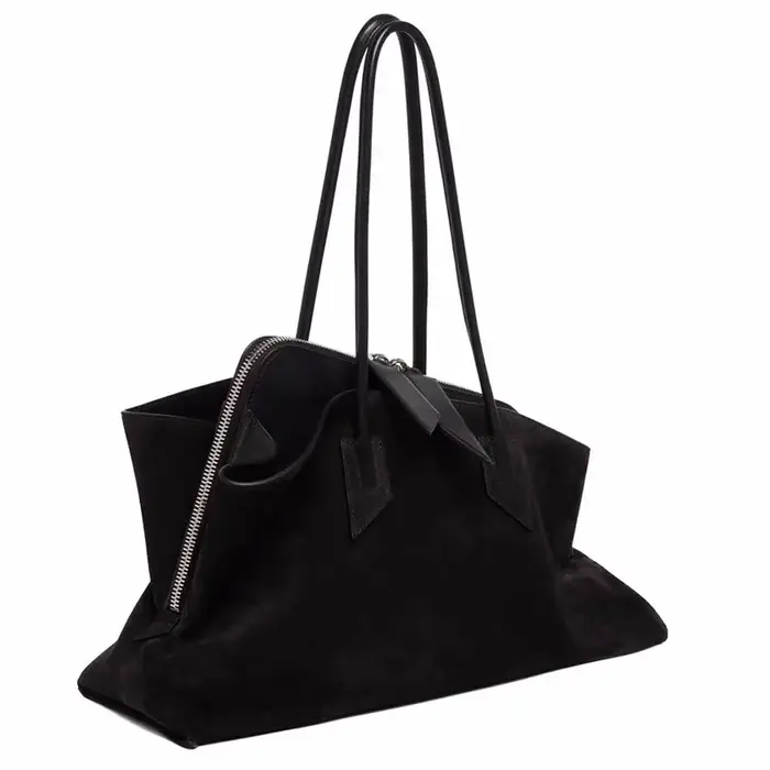 Sac à main polyvalent en Faux daim, couleur unie, à la mode, produit de haute qualité, grande capaci