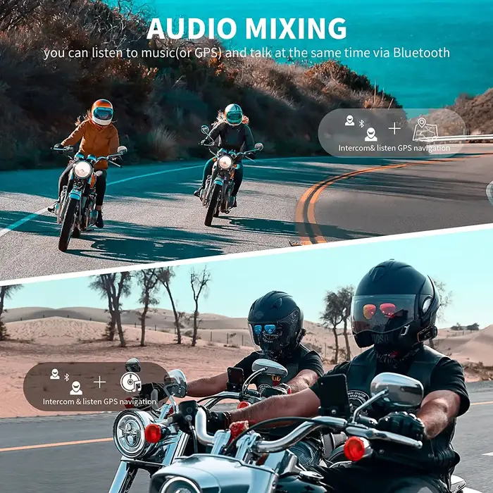 Fodsports FX8 Pro Interphone casque de Moto casques 8 coureurs double Bluetooth Intercomunicador Mot