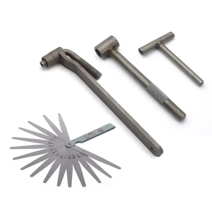 Outil de réglage de soupape de moteur de moto, douille hexagonale carrée, soupape en T essorée, vis 