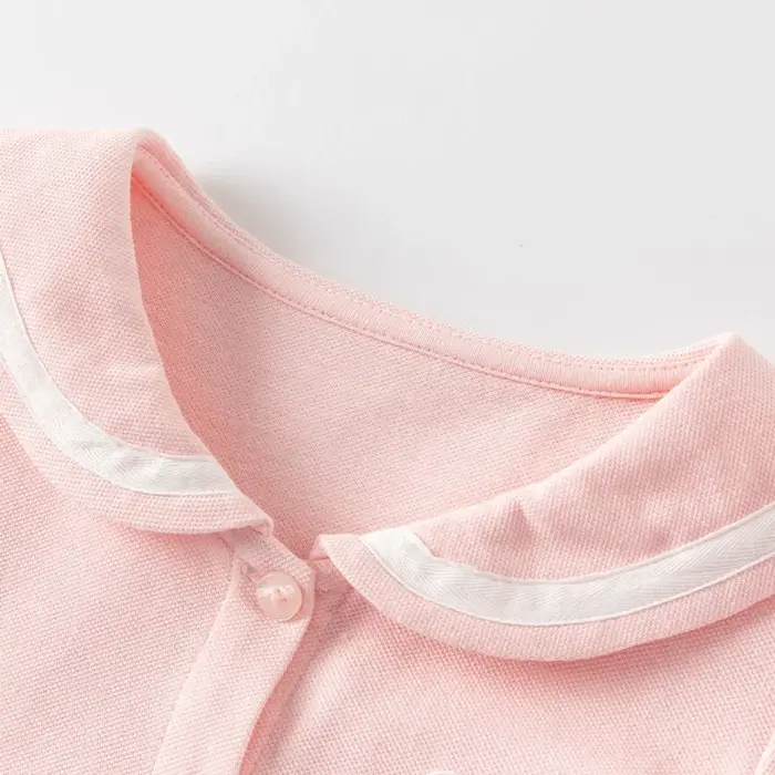 Dave Bella filles bébé robe été décontracté doux mignon enfants rose coton princesse robe fête Style