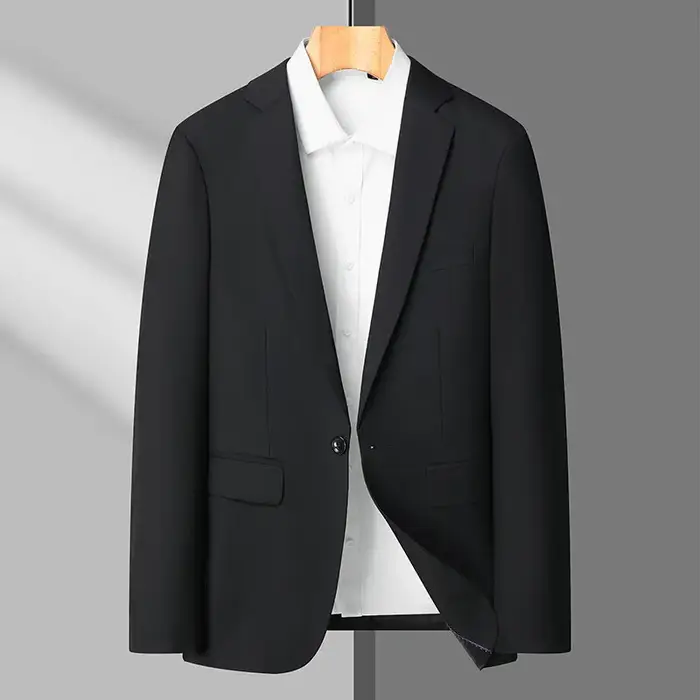 2025 style britannique haute qualité mode beau tendance affaires décontracté couleur unie hommes cos