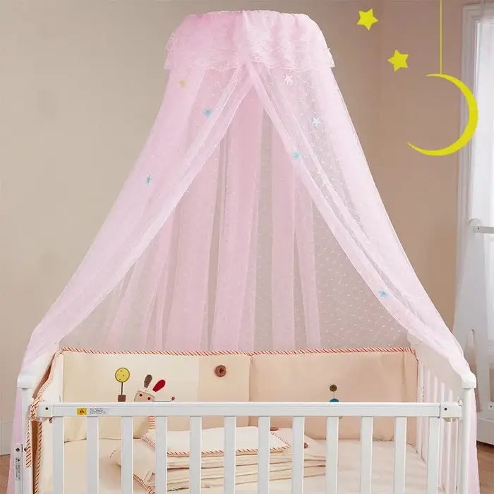 Moustiquaire de lit bébé pliable portable forme de dôme protection insectes nouveau-nés nourrissons chambre sécurité sommeil paisible usage quotidien déplacements vacances
