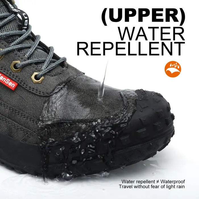 Chaussures de sécurité pour hommes Dian Sen à embout d'acier avec semelles anti-écrasement, anti-per