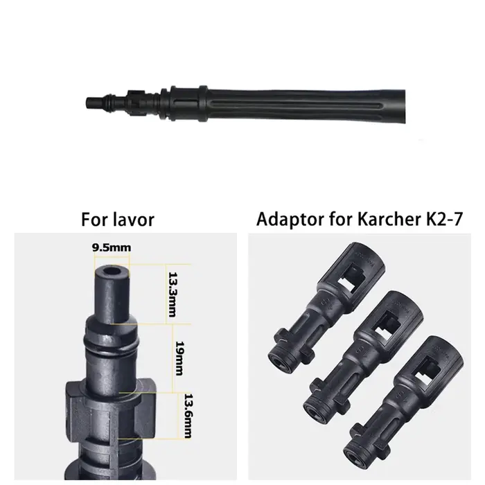 Lavor – nettoyeur haute pression K2 K3 K4 K5 K6 K7, brosse de nettoyage pour machine à laver, seau d
