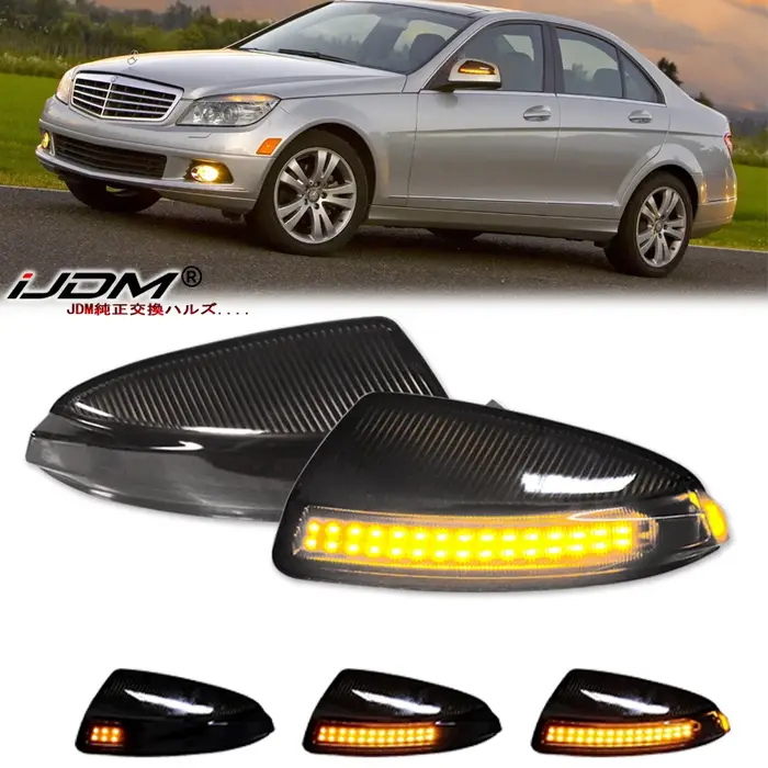 Clignotant dynamique LED, indicateur de rétroviseur latéral, pour Mercedes Benz classe C W204 S204 V