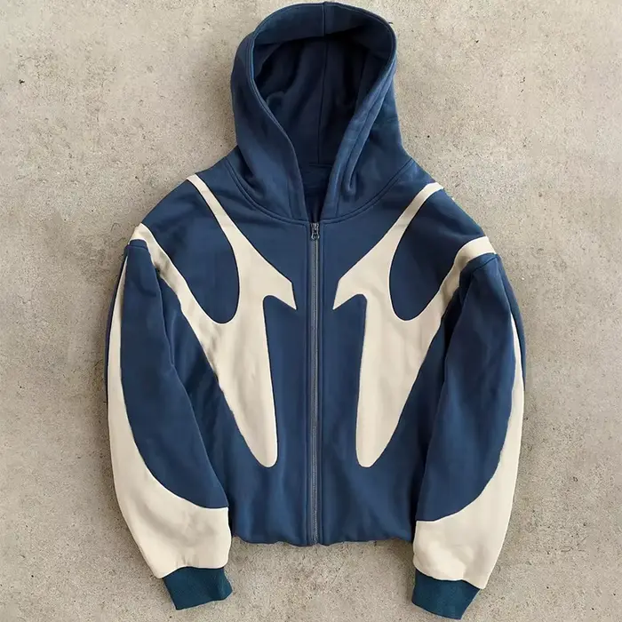 Sweat à capuche à motif diable imprimé avec lettres rétro américaines, Y2k, Harajuku, décontracté, p