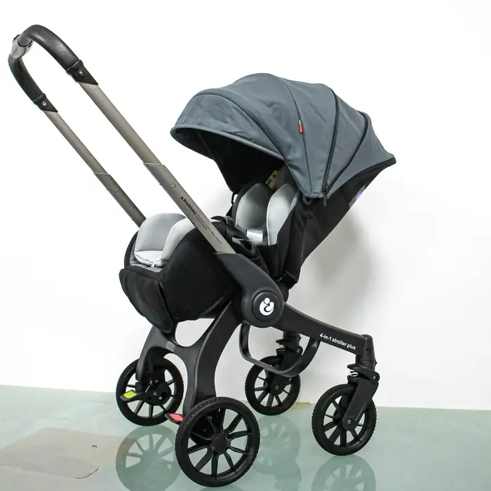 STOCK ue 4in1 bébé poussette bidirectionnelle multifonctionnelle nouveau-né bébé poussette 3in1 plia