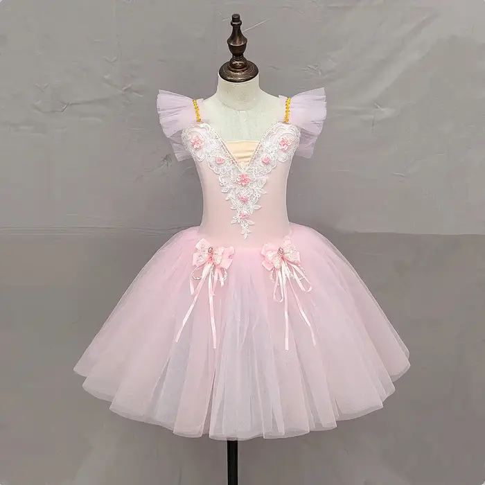 Jupe de ballet pour enfants, jupe de danse pour filles, programme de danse sur campus, costume de da