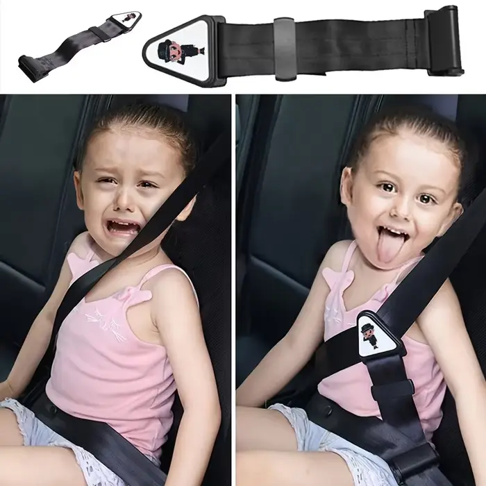 Ceinture de sécurité pour enfant en voiture, empêche le mouvement, fixation réglable, sûre et confortable, siège anti-étranglement, simple et pratique