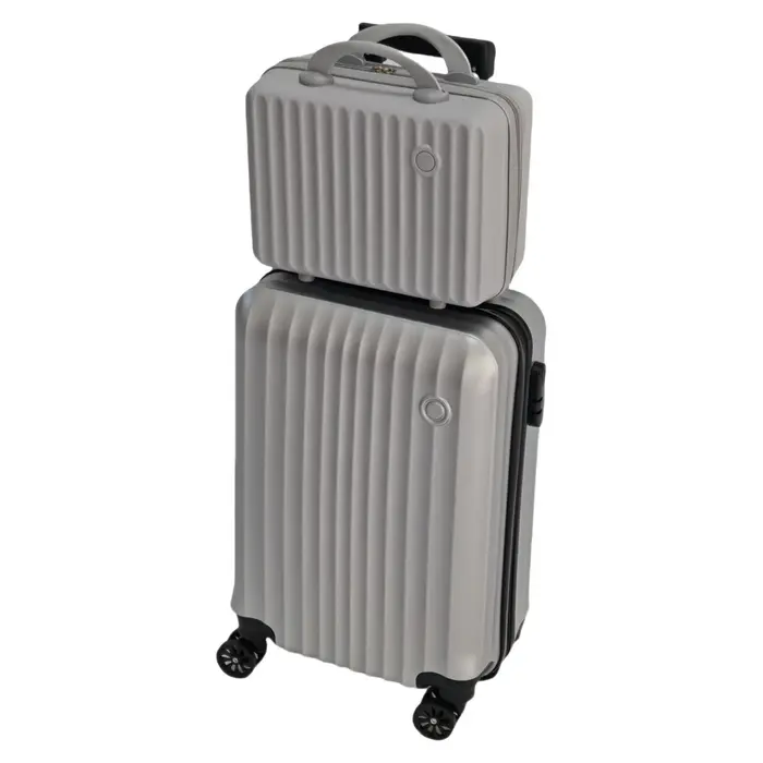 Ensemble de 2 pièces, boîtier de chariot de 20 pouces et combinaison de valise de 14 pouces, roues u