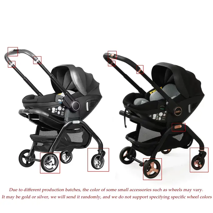 Poussette multifonction 3 en 1 pour bébé, siège de sécurité pour enfant, panier de couchage portable