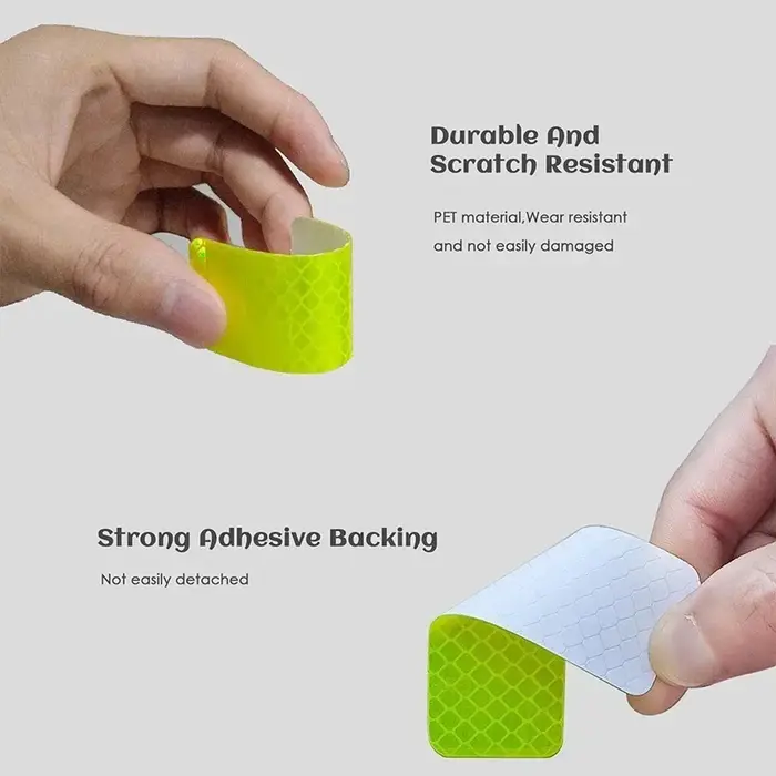 Patch réfléchissant Anti-collision de nuit étanche, 10 pièces, accessoires de poussette multifonctio