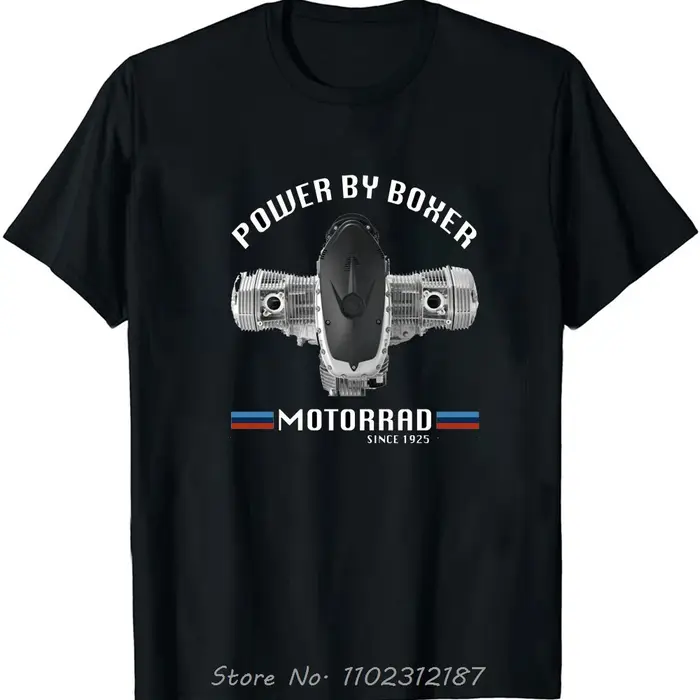 T-shirt décontracté en coton pour hommes, col rond, S-5XL, Boxer Engine R1200gs 1200 Gs R Adventure 