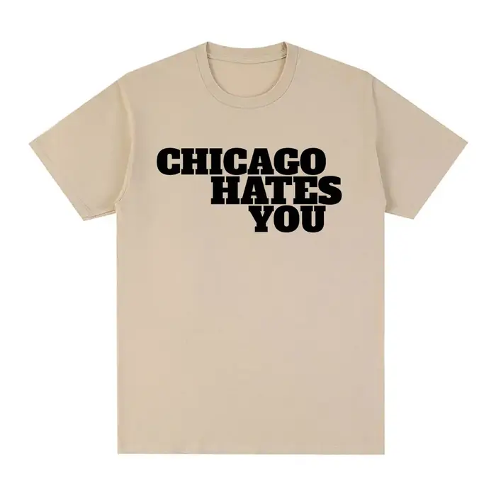 Rappeur chef Keef Chicago déteste vous même Style T-shirt hommes mode Hip Hop surdimensionné T-shirt