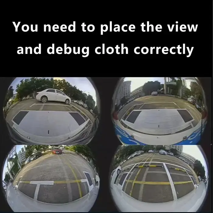 Tissu d'étalonnage d'achat automatique pour voiture 360 °   tissu de débogage du système d'image pan