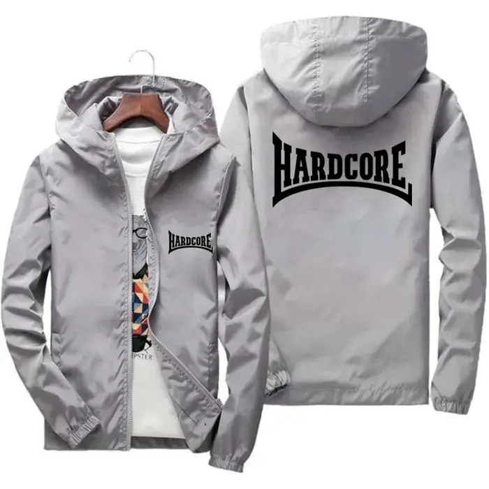 Veste Hardcore coupe-vent manteau de pilote vestes de bombardier à fermeture éclair pour hommes impe