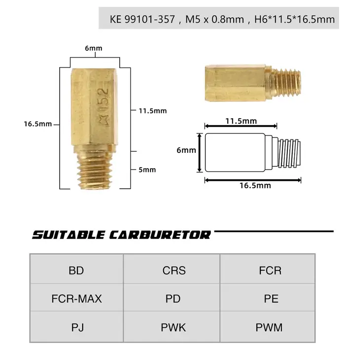 ZSDTRP 20 pièces carburateur principal/lent pilote Jet ensemble de remplacement pour PWK PWM PE 24 2