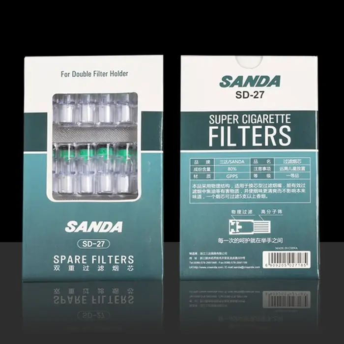 Nouveau Sanda filtres à cigarettes porte-cigarette noyau de fumée accessoires pour fumer SD-27 216 f