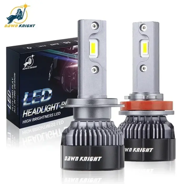 DAWNKNIGHT K5C Mini 40W H7 H4 Version longue durée ampoule de phare Led 4300K K6C Led HB3 H11 ampoul