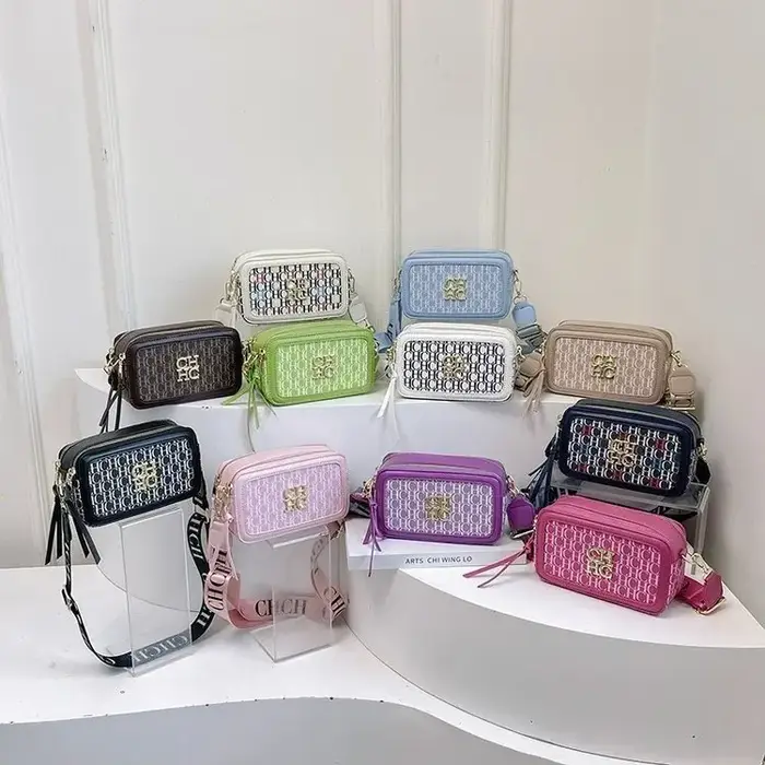 Sac appareil photo bandoulière carré minimaliste - Imprimé terreux polyvalent chic pour femmes