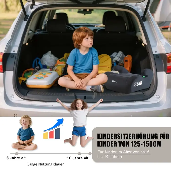 Siège rehausseur de sécurité pour enfant, conforme à la norme I-Size Un Ece R129/03, harnais de sécu