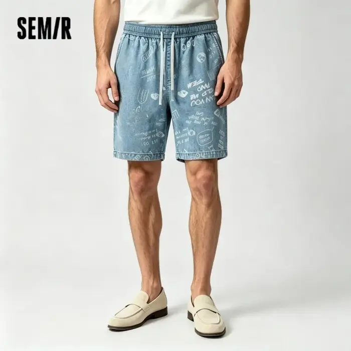 Shorts en jean pour homme Semir 2026