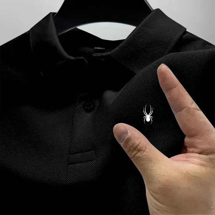Nouveau style – T-shirt polo décontracté pour homme, col polo, manches courtes, imprimé multicolore,