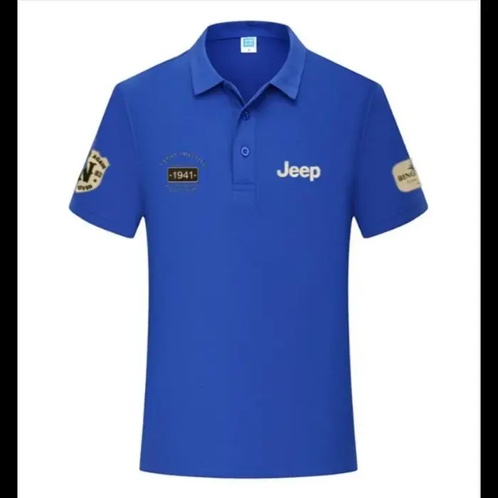 Nouveau t-shirt et polo en coton de haute qualité Jeep 2026, chemise décontractée à manches courtes 