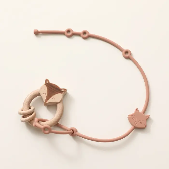Clips de sucette en silicone souple pour poussettes et vêtements bébé accessoires réglables pour maintenir les sucettes et jouets de bébé en sécurité lors des sorties en extérieur