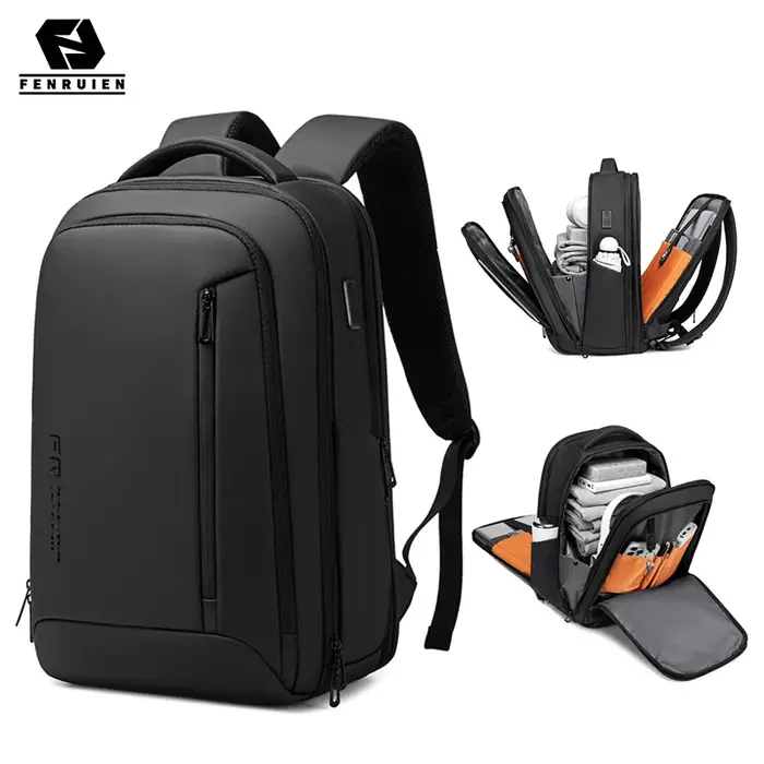 Sac à dos FENRUIEN, sac pour ordinateur portable 16 pouces pour hommes, grande capacité, épaisseur e