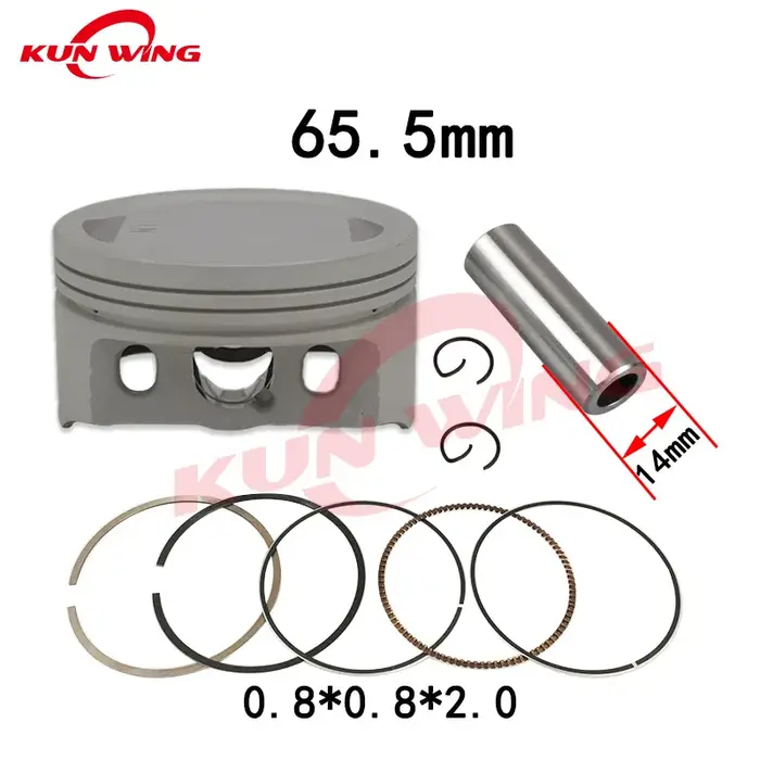 Kit de Piston à gros alésage 63.5mm 65.5mm (broche 14mm) pour Honda XR150L XR150LEKE CBF150 CBF 150 