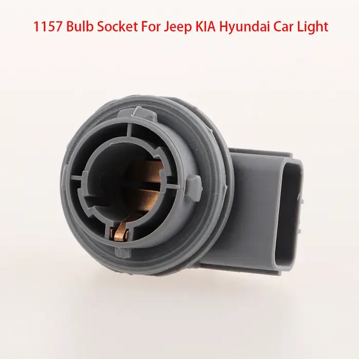 Douille d'ampoule 1157 3 broches, 1 pièce, pour Jeep KIA Hyundai, Base de lumière de voiture, suppor