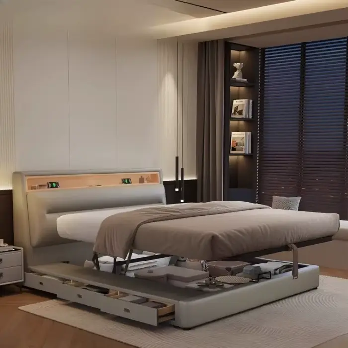 Organisateur de tête de lit en tissu de haute qualité crème pour rangement élégant et chambre ordonnée occasions spéciales-decoration-interieur-femmes-chambres-bureaux-salons