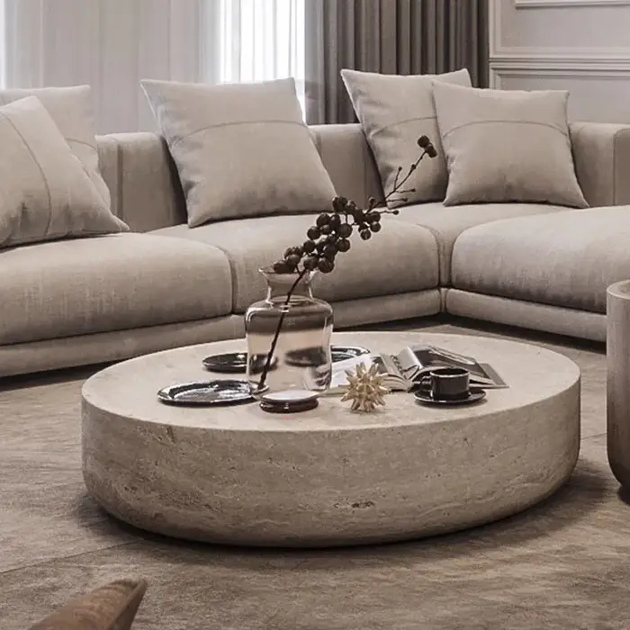 Table d'appoint ronde moderne claire japonaise industrielle Simple mignon gain de place Table basse 