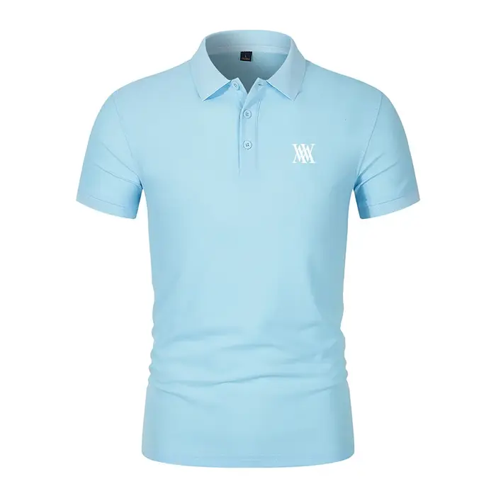 Polo homme à col rabattu anti-gonflement, mode décontractée et professionnelle, polo slim fit, nouve