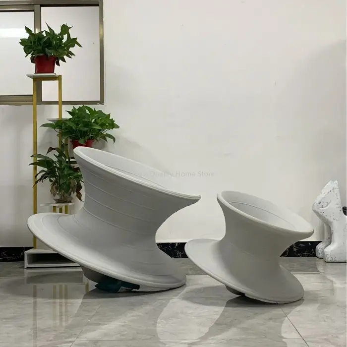 Morden-Chaises gyroscopiques 360 ° expressément, chaises créatives de salon, chaise relaxante, chais