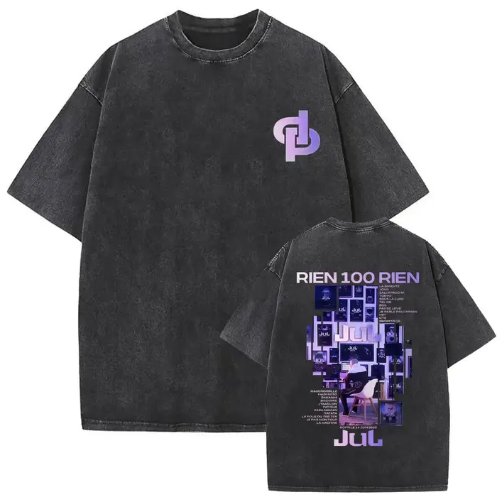 Love Jul 2025 Merch lavé Vintage T-shirt hommes femmes mode Rap Pop musique Streetwear homme Hip Hop