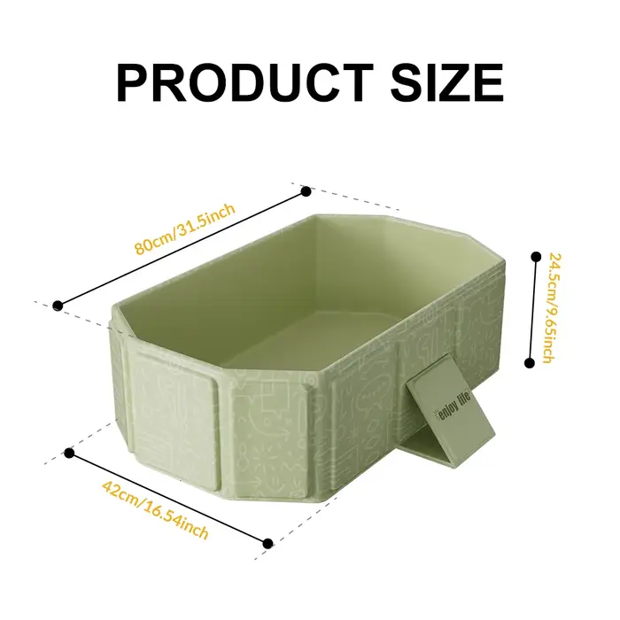 Lavabo pliable pour bébé baignoire portable antidérapante installation facile intérieur extérieur voyages moments de bain sécurisés