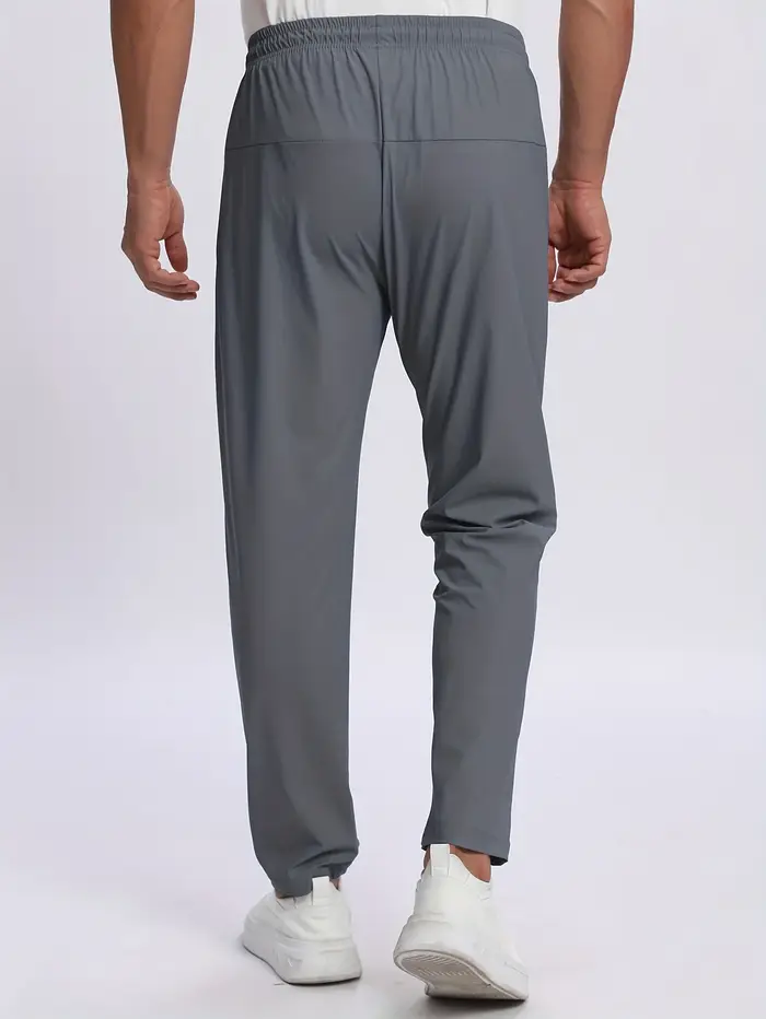 Pantalon de survêtement décontracté pour hommes, respirant, grande taille, séchage rapide, droit, ta