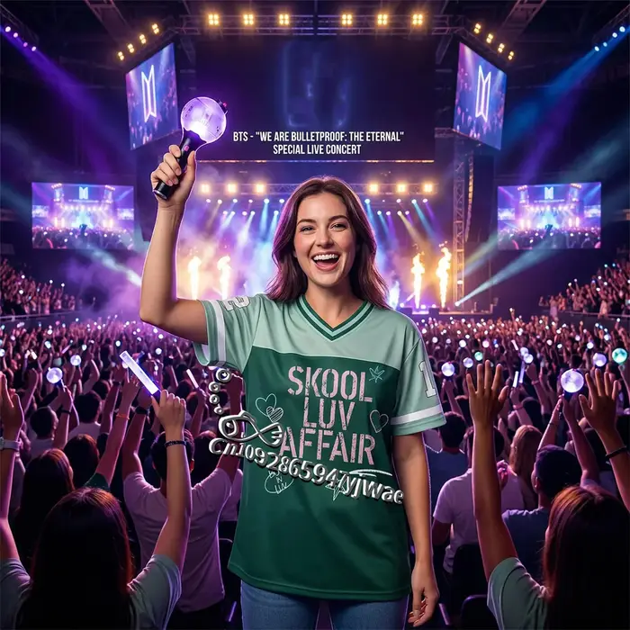 T-shirt de football Skool Luv Affair World Tour 2026 Comeback Merch, cadeau Kpop pour les fans, t-sh