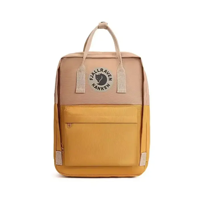 Sac à dos Fjallraven minimaliste bicolore, sac de voyage polyvalent, sac à dos de sport pour étudian