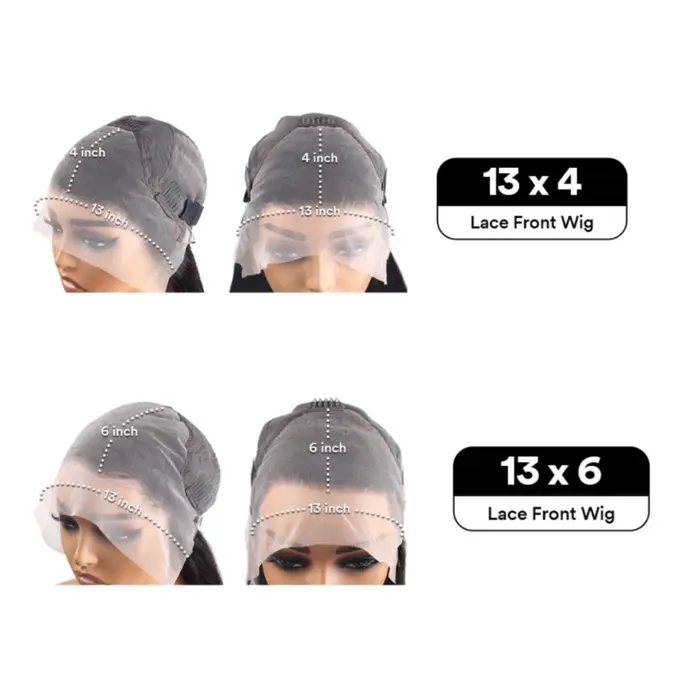 Perruque Lace Front HD 40 pouces 13x4 13x6, Ondulations Souples Pré-Pluckées, Perruque Frontale en D